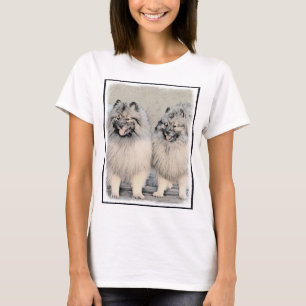 Camiseta Keeshond Brothers Painting - Arte Original de Cach