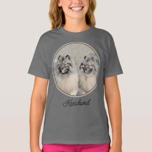 Camiseta Keeshond Brothers Painting - Arte Original de Cach