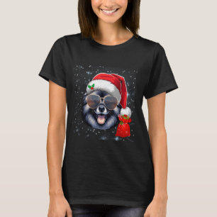 Camiseta Keeshond Dog Homens Mulheres Natal
