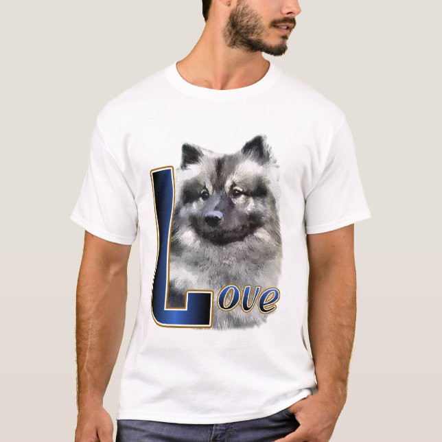 Camiseta Keeshond Gifts Roupa (Frente)