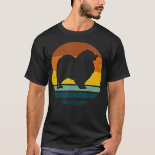 Camiseta Keeshond Vintage - Presente do Pai Retro