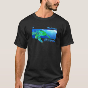 Camiseta Kehena Hawaii Nadando Honu