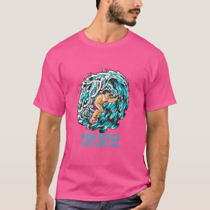 Camiseta Keiki Beach Hawaii Surfer North Shore Oahu Surf Sp