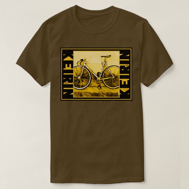 Camiseta Keirin Race Bike Road Cycling Track Bike Keirin (Frente do Design)