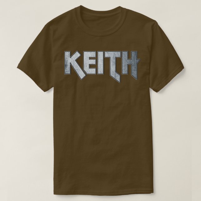 Camiseta Keith de metal pesado (Frente do Design)