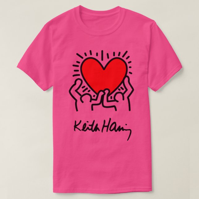 Camiseta keith dor haring 2 Crianças TShirt (Frente do Design)