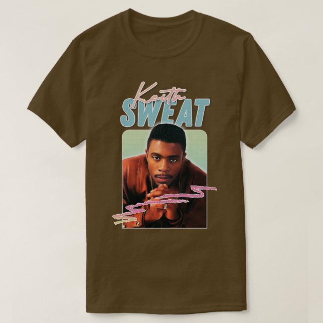 Camiseta Keith Sweat 90s Estilo 1 (Frente do Design)