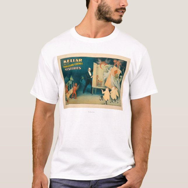 Camiseta Kellar e seus Magi perplexos dos mistérios do (Frente)