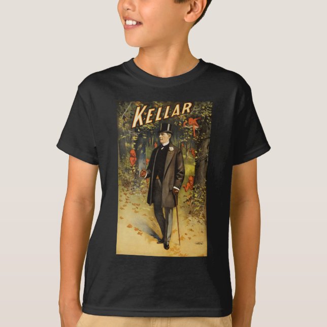 Camiseta Kellar nas madeiras com demónios (Frente)