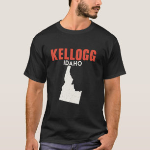 Camiseta Kellogg Idaho EUA Estado América Viagem Idahoan