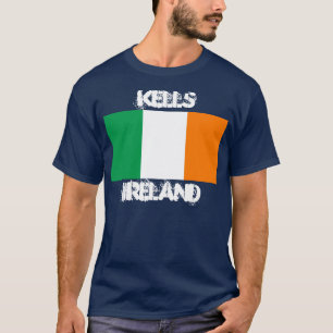 Camiseta Kells, Irlanda com bandeira irlandesa