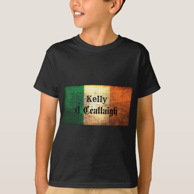 Camiseta Kelly Irish Flag (Frente)