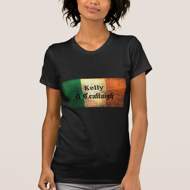 Camiseta Kelly Irish Flag (Frente)