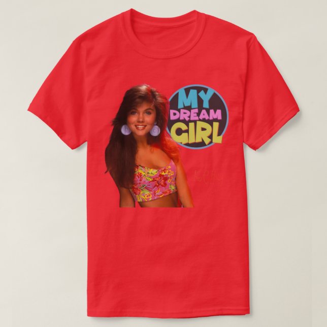 Camiseta Kelly Kapowski é minha garota de sonho XOXO (Frente do Design)