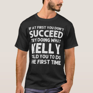 Camiseta Kelly Nome Aniversário Personalizado Piada Natal D