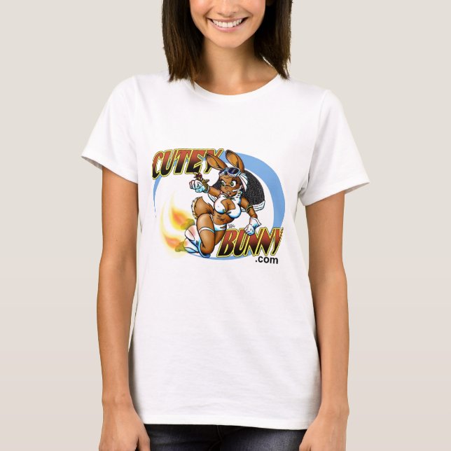 Camiseta Kelly o'hare! (coelho do cutey) (Frente)