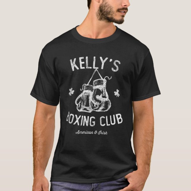 Camiseta Kelly s Boxing Club  American Irish Boxer (Frente)