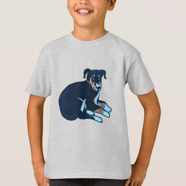 Camiseta Kelpie cachorro (Frente)