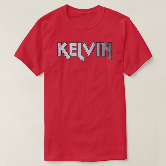 Camiseta Kelvin de metal pesado (Frente do Design)