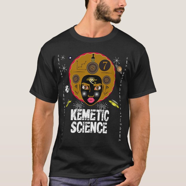 Camiseta Kemetic Science True Royalty Pharaoh Pirâmids Sph (Frente)