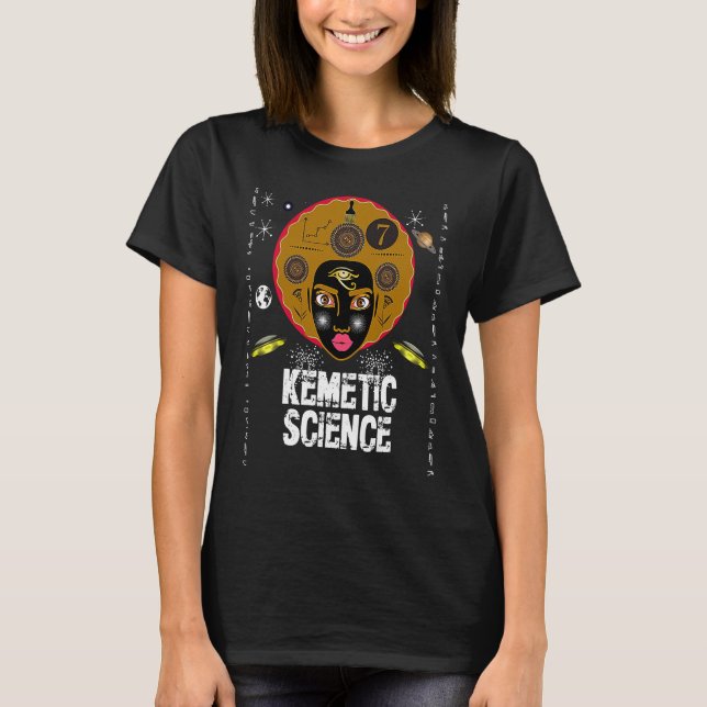 Camiseta Kemetic Science True Royalty Pharaoh Pirâmids Sph (Frente)