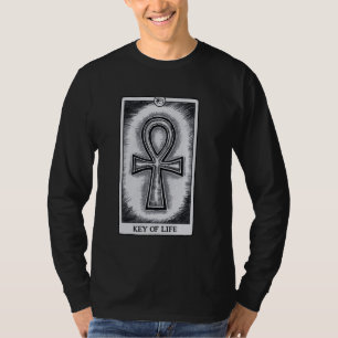 Camiseta Kemetic Tarot Card Antiga Egito - Chave Anca Egípc