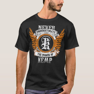 Camiseta Kemp Name Shirt Nunca Subestima O Poder De K