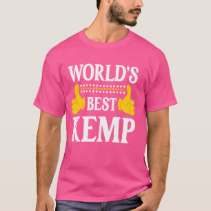 Camiseta Kemp Surname Funny Team Family Sobrenome Mundo B