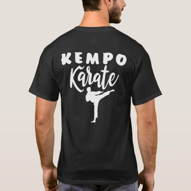 Camiseta Kempo Karate Kenpo Martial Arts Shaolin (Verso)