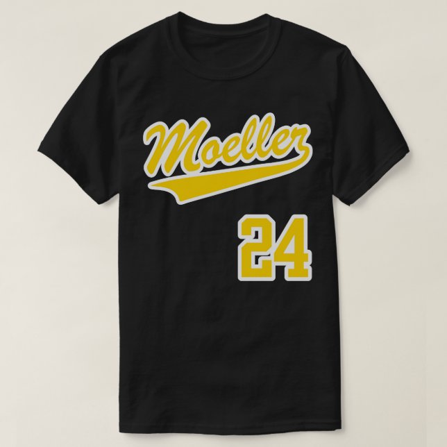 Camiseta Ken Griffey Jr MOELLER Away Jersey Front Back Prin (Frente do Design)
