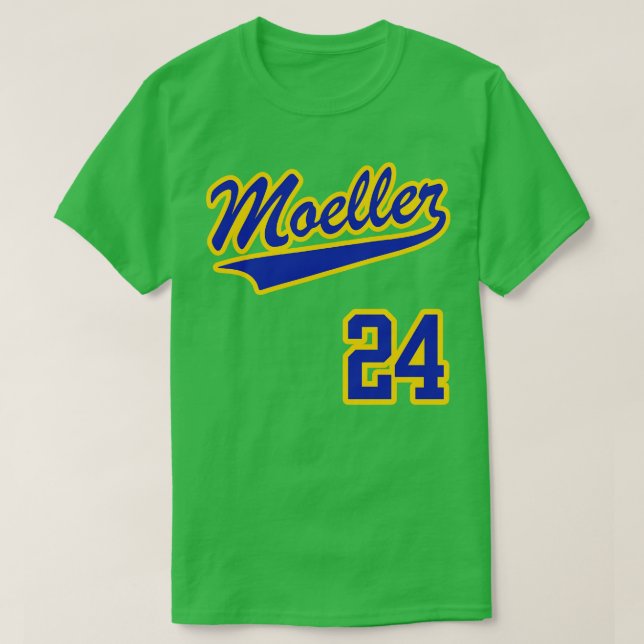 Camiseta Ken Griffey Jr MOELLER Jersey Front Impressão (Frente do Design)