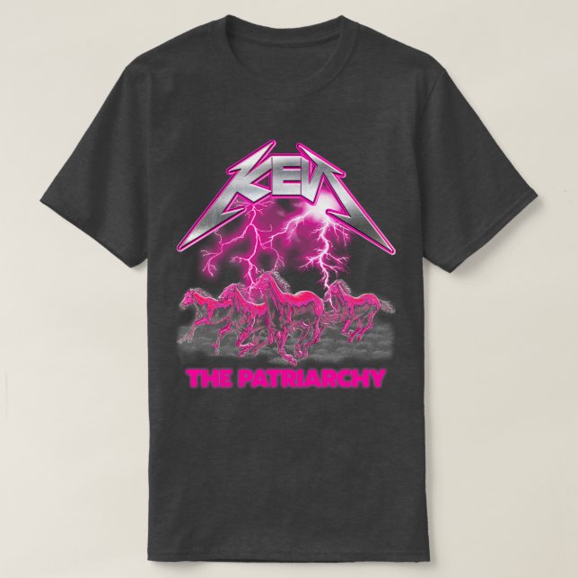 Camiseta Ken Patriarchy É Sobre Cavalos (Frente do Design)