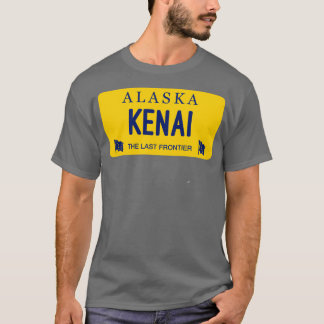Camiseta Kenai Alaska License Plate City Name
