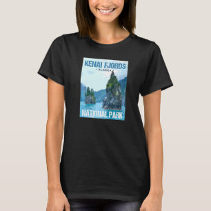 Camiseta Kenai Fjords National Park Alaska Poster