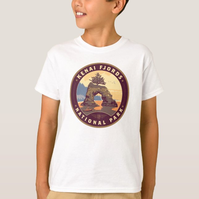 Camiseta Kenai Fjords National Parks (Frente)