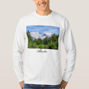 Camiseta Kenai Fjords Snowy Mountains Long Sleeve T-shirt
