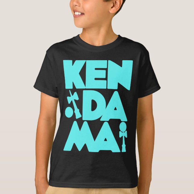 Camiseta Kendama cubado 2, blue2 (Frente)