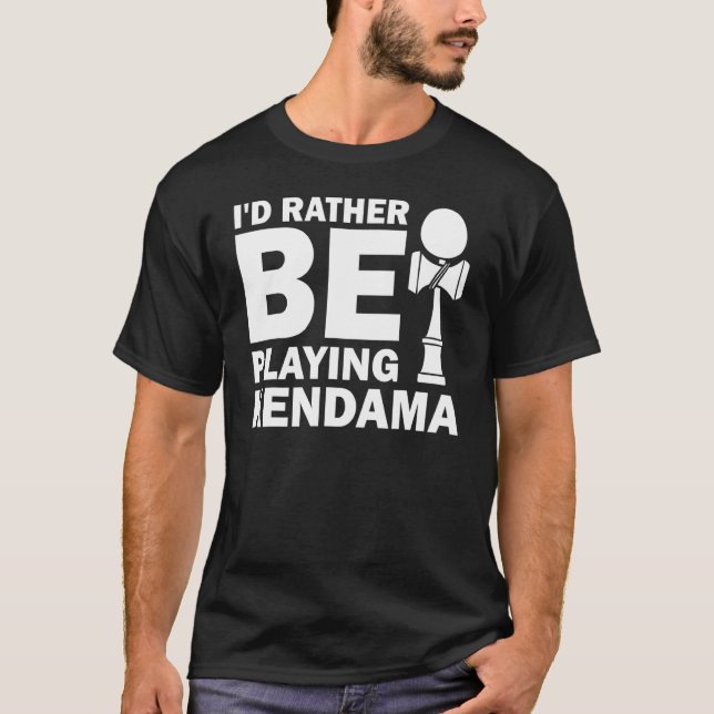 Camiseta Kendama Trick Japonês Toy Ball Game Begin 1 (Frente)