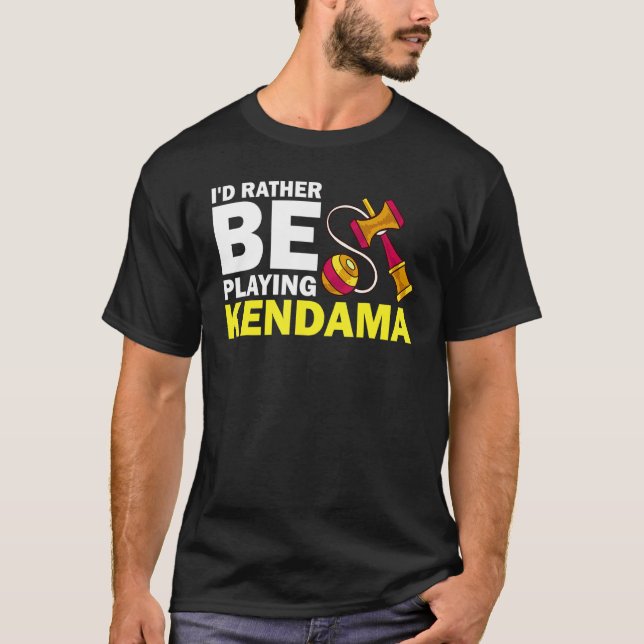 Camiseta Kendama Trick Japonês Toy Ball Game Begin 1 (Frente)