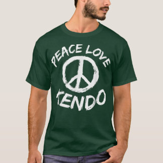 Camiseta Kendo Dizendo Design do Japão Espada Arte Paz Ken