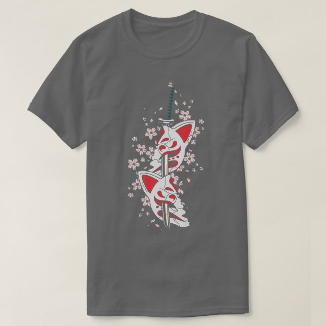 Camiseta Kendo Katana Samurai Ninja Shinob (Frente do Design)