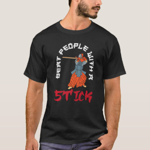 Camiseta Kendo Samurai Eu Bato Pessoas Com Um Stick Kendo