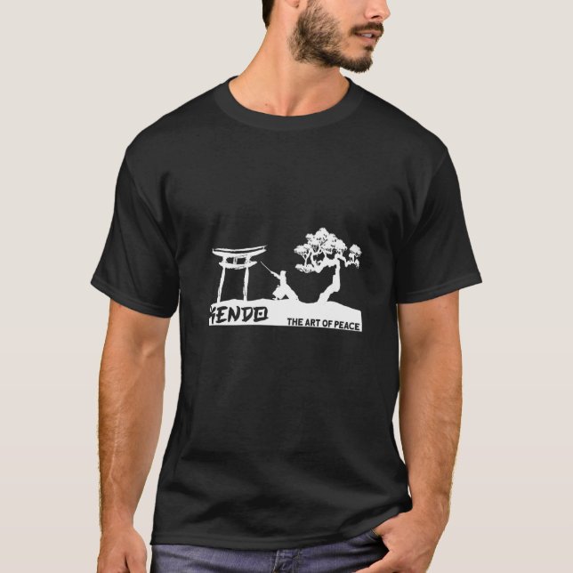 Camiseta Kendo Samurai Japonês O da Paz Kendo (Frente)