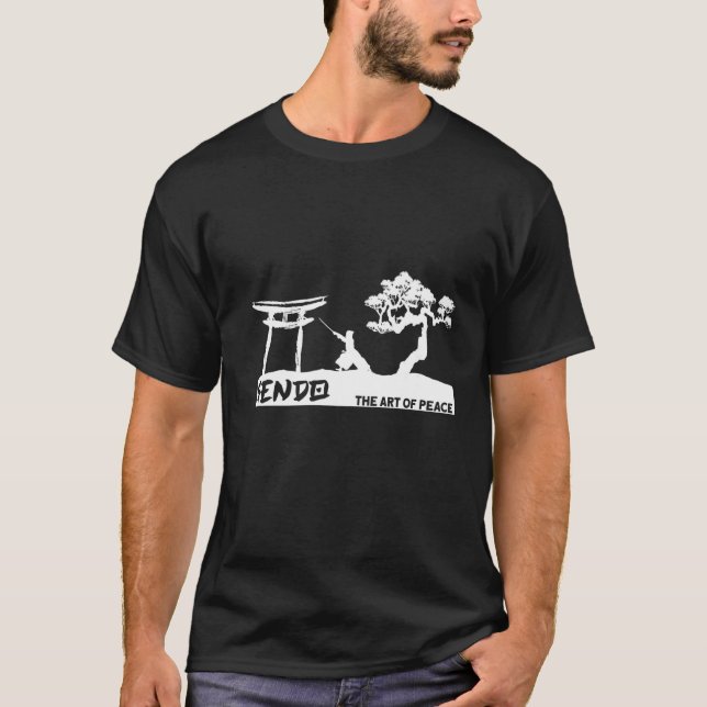Camiseta Kendo Samurai Japonês O da Paz Kendo (Frente)