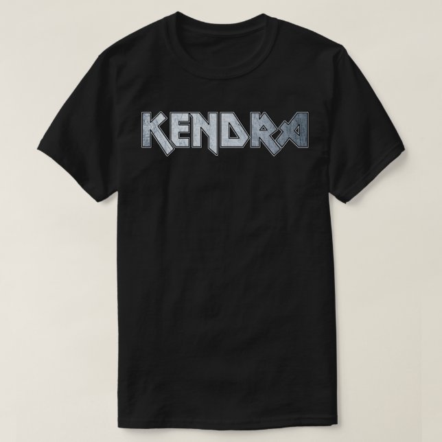 Camiseta Kendra de metal pesado (Frente do Design)