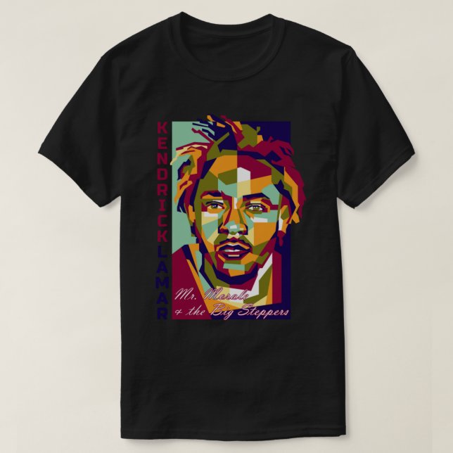 Camiseta Kendrick Lamar Morale a Kendrick Lamar Sr. Moral (Frente do Design)
