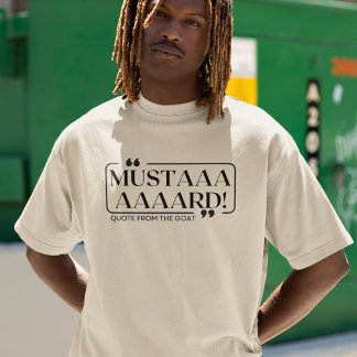 Camiseta Kendrick Lamar - Mostarda - Citação do GOAT