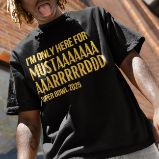 Camiseta Kendrick Lamar - Mostarda - Super Bowl 2025