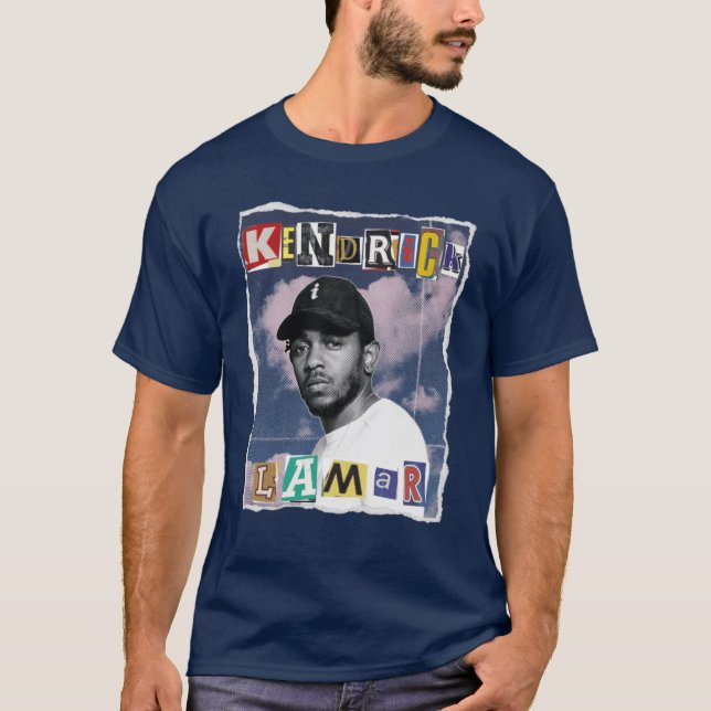 Camiseta Kendrick Lamar Scrapbook Effect gift (Frente)