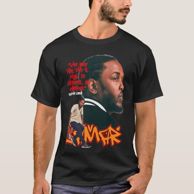 Camiseta Kendrick Lamar Seja Diferente (Frente)